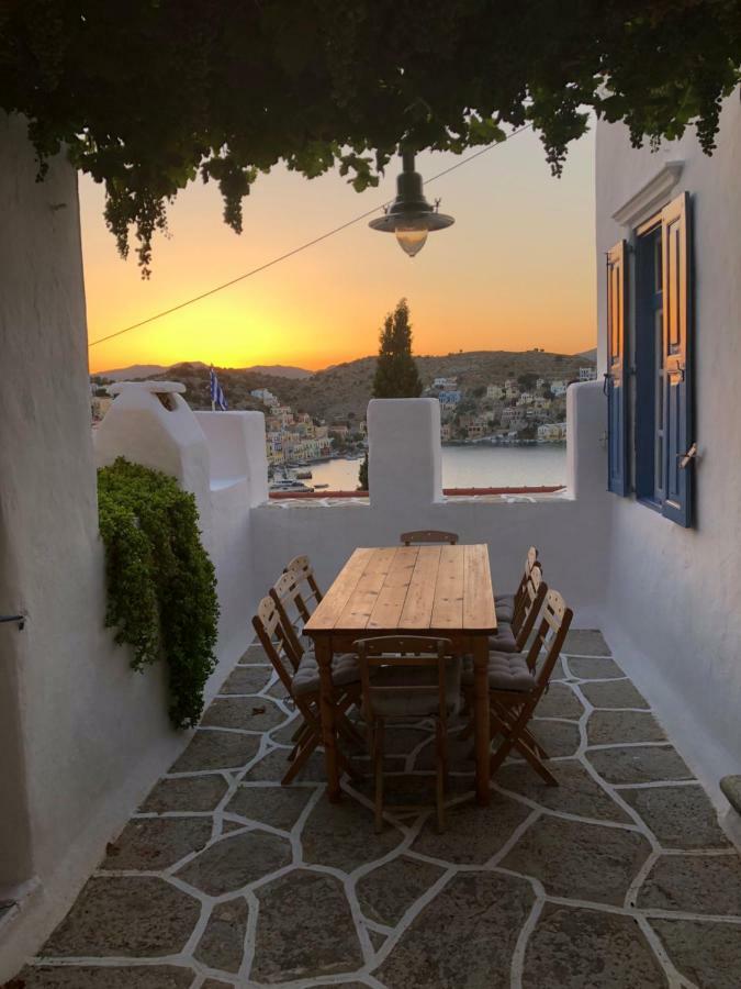 Plesner House, Symi Greece Villa Exteriör bild